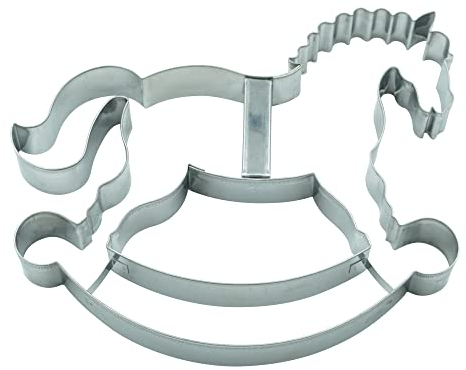 BekkiB Tagliapasta Cavallo a dondolo – Dimensioni 16,6 x 13,5 cm – Il formino per biscotti è adatto alla lavastoviglie – 1127