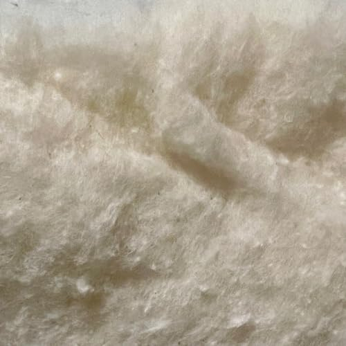 Ouate de bricolage 100 % coton peignée 10 kg fine (EUR 19,50 kg / kg) compostable, lavable, ouate de remplissage, matériau de remplissage 100 % naturel renouvelable pour ours, coussins, etc.