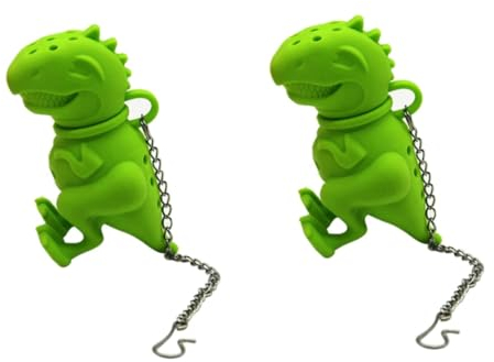 Cabilock 2 Pièces Filtre À Thé Dinosaure Infuseur À Thé En Silicone Filtre À Thé En Silicone Infuseur À Thé Dinosaure En Silicone Passoire À Thé Dinosaure Diffuseur De Thé En Silicone