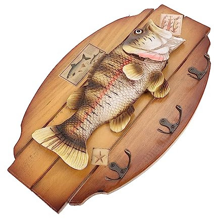 Alipis Kleiderhaken Im Nautischen Stil – Praktisch – Wanddekoration in Fischform
