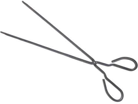 Homoyoyo Schmiedezange Aus Lange Feuerzange Für Kamin Und Grill Küchenzange Extra Lang Holzkohle-klammern Für Outdoor Und Innengebrauch Robuste Grillzange