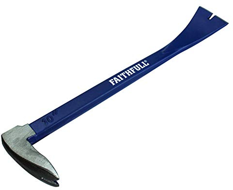 Faithfull FAIPRYNL10 Pry Bar / Nail Lifter 10in