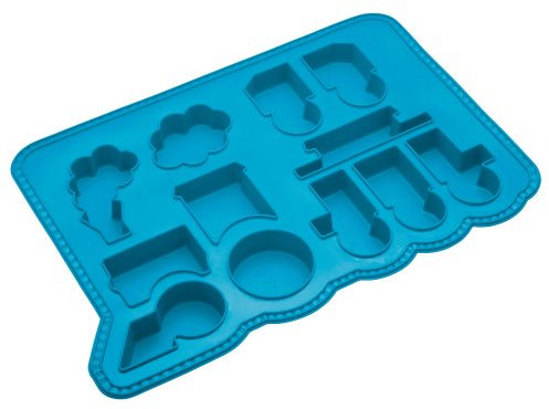 Kitchen Craft Let's Make Puzzle-Kuchenform Lokomotive aus Silikon