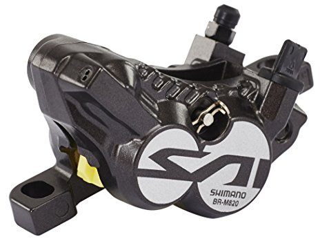 Shimano Saint BR-M820 4-Kolben Bremssattel, Black, One Size