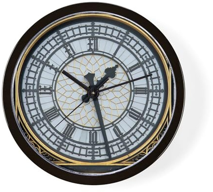 CafePress Big Ben London Pro Photo 10 Wall Clock for Livingroom, Kitchen, or Office