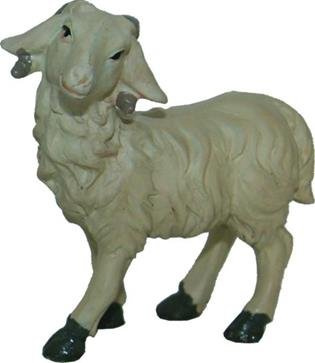 Krippenfiguren Widder Höhe 4,6cm geeignet für 11-13cm Figuren, handbemalen