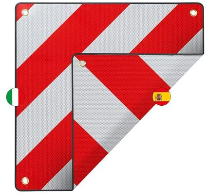 PROPLUS Alu-Warntafel 50x50cm für Italien/Spanien 2 in 1
