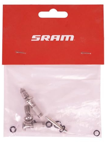 SRAM G2 Caliper Hardware Kit - Stainless Steel Body Bolt, Banjo Bolt, Bleed Screw & Pad Pin for Disc Brake Maintenance & Repair