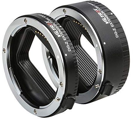 Viltrox DG-Z Autofokus Zwischenringe Makro Verlängerungsring-Set 12mm+24mm für Nikon Z-Mount Z6 Z7 Z50 Z6 II Z7 II Spiegellose Kamera und Objektiv