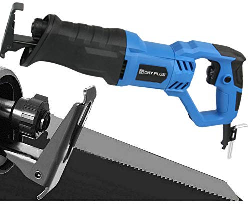 Reciprocating Saw 900W, Variable Speed Corded Electric Corded Sabre Cutting Wood Metal Reciprocating Saw with1-1/8(28mm) Stroke Length & LED Light & Non-Slip Rotary Handle (90° Left & Right), 2800SPM