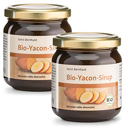 Sanct Bernhard Bio Yacon-Sirup, 2 x 250 g
