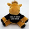 Kuscheltier Pferd Claudia 18cm - inklusive-T-Shirt und kostenloser Personalisierung (Stick oder Druck)