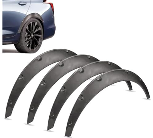 Nicoone Universal Car Wheel Fender,4pcs Car Wheel Arches Wheel Brow Fenders,Car Mudguards Car Tyre Mudguard Protection,Front and Rear Wheels,80CM