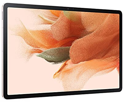 SAMSUNG Galaxy Tab S7 FE 2021 Android Tablet 12.4” Screen WiFi 64GB S Pen Included Long-Lasting Battery Powerful Performance, Mystic Pink (Renewed)