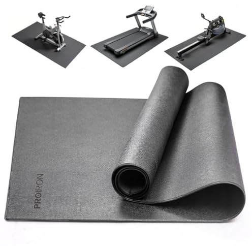 PROIRON Tapis Home Trainer Protection des Sols Tapis de Sport Fitness a la Maison pour Machines d'entraînements physiques Pour vélos d’appartements, Rameurs, Station de Musculation,200x92x0.5 cm