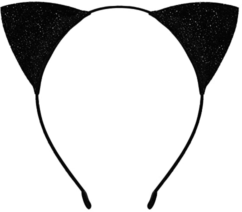 Wobeny Kattöron pannband för kvinnor flickor, halloween cosplay kattkostym hårtillbehör för vuxna barn
