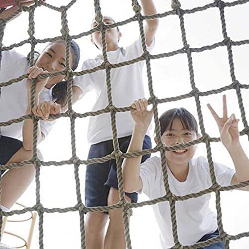Kinder Für Kletternetz, Seilleiternetz Klettergerüst Outdoor Spielplatz Cargo Netz Baumhaus Schaukelset Hinterhof Netz Balkon Geländer Sicherheitsnetz,200x200cm
