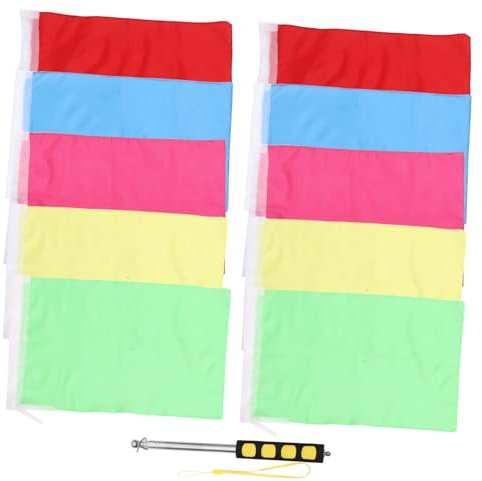 INOOMP Fahnenmast Aus Mit Polyester Guide Flagge Verschleißfester Fahnenstock Tragbar Und Einziehbar Für Outdoor-aktivitäten Und Reisen