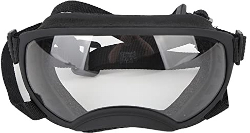 Gafas para Perros, Protección UV Gafas de Sol Ajustables para Perros Grandes Gafas de Sol para Mascotas a Prueba de Viento Gafas para Perros para Perros Medianos o Grandes (Transparente)