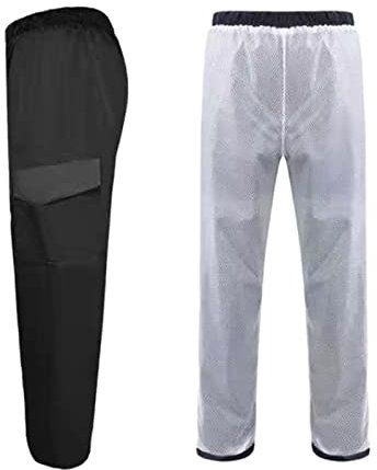 BIISDOST Herren Regenhose Fahrrad Wasserdicht Überziehhose Wanderhose Atmungsaktiv Winddicht Outdoorhose Radfahren Verdickt Double Layer Hosen Regen Hosen Waterproof Over Hose Leichte Trekkinghose