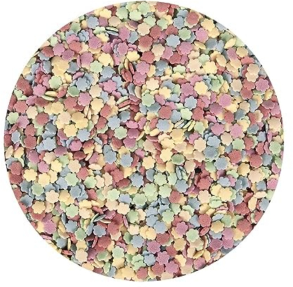 BrandNewCake® Confettis Comestibles pour Gâteau 60g - Mélange de Fleurs Colorées - Décoration de Gâteau - Sprinkles Festifs