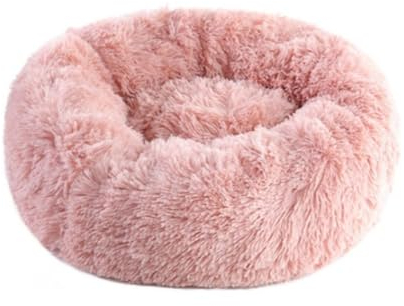 Katzenbett Haustierbett Weiches Haustierbett, Anti-Angst, beruhigendes Hunde- und Katzenbett, wärmend, gemütliches, weiches Donut-Hundebett, Plüsch-Haustierbett Hundesofa Schlafen ( Color : B , Size :