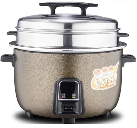Cuociriso con vaporiera (8-45L) Cuociriso commerciale grande antiaderente, for hotel, ristoranti, mense, scuole 220-240V US/EU(8L)
