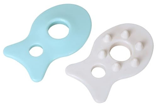 FRCOLOR 2stücke Gua Sha Schaber Massagegerät Für Akupunkturpunkt-therapie Gua Sha Brett Spa Massage Zubehör Für Gesicht Hals Und Körper