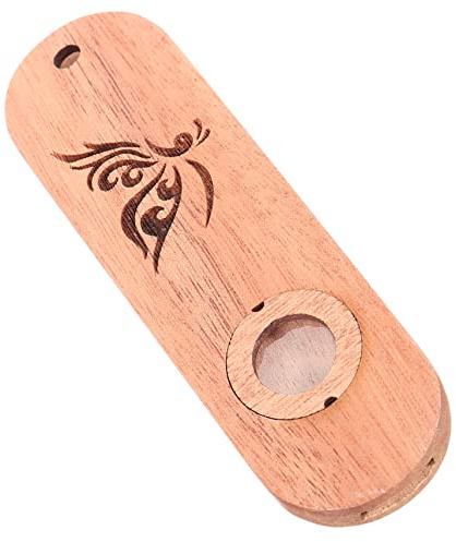 ifundom Wooden Kazoo Für Junge Mädchen Leicht Spielbares Holzmusikinstrument Zur Musikalischen Für Ukulele Und Gitarre Für Kleine Musiker