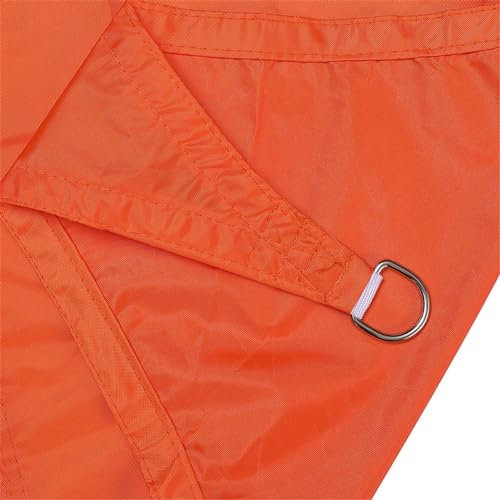 Vela ombreggiante triangolare impermeabile, 3,6 x 3,6 m, protezione dai raggi UV, per esterni, patio, giardino, pergola, terrazza, cortile, spiaggia (arancione)