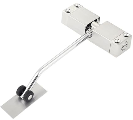 Folpus Cierrapuertas automático con resorte, fácil instalación, ajustable para uso residencial y comercial, Argén