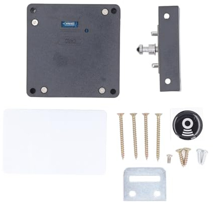 Aramox Cabinet Lock, ABS Material, Programmable Electronic Drawer Lock for Home Storage and Security