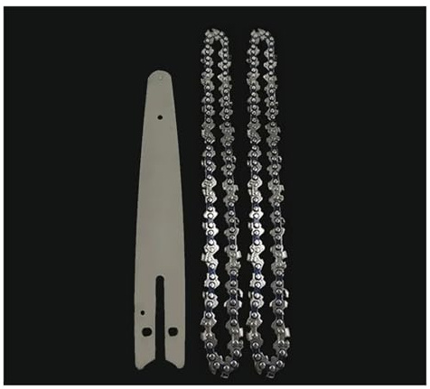 DORFEY 8 pouces 1/4 LP scie électrique 45 nœuds 22 couteaux chaînes de scie à chaîne(8-inch Set2)