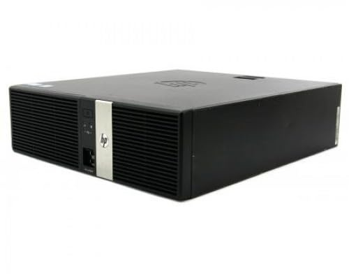 HP RP5800 SFF Desktop Computer PC, Intel Core i3-2120, 8GB RAM, 500GB HDD, WiFi, Bluetooth, US QWERTY Tastatur, Windows 11 Pro (Generalüberholt)