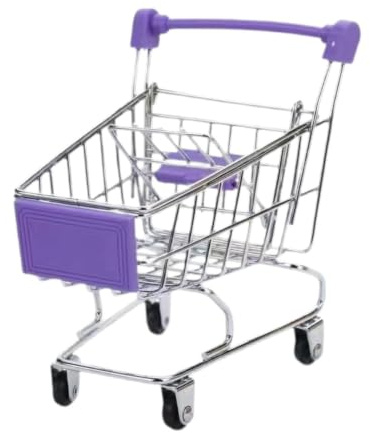 Folpus Carrito de Compras de Juguete, Carrito de Supermercado, Carrito de Mano, Carrito de Aprendizaje Y Desarrollo, Carrito de Compras Utilitario para Niños, Púrpura