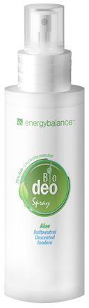 BIO Deo Spray - 75% Aloe - Bio zertifiziert - ohne Alkohol - ohne Aluminiumchloride - ohne Tierversuche - Vegan - keine Flecken - Unisex - Markenqualität von EnergyBalance aus der Schweiz -100ml