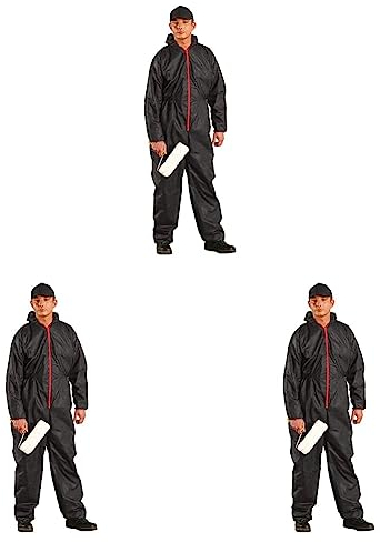Reis KOM Maleranzug | Ganzkörperanzug | Overall | Schutzanzug | Lackieranzug | Schwarz | XL Größe