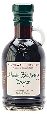 Stonewall Kitchen Maple Blueberry Syrup, 8.5 Ounce | Dulzura afrutada del jarabe de alta calidad de Maine para endulzar