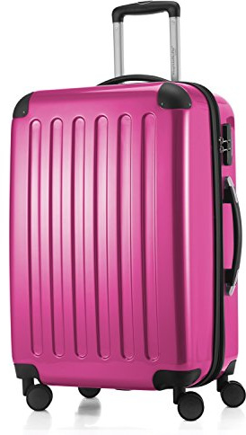 Hauptstadtkoffer Alex - Erweiterbarer Hartschalenkoffer 65 cm (74 L) mit Zahlenschloss - robuster Trolley-Reisekoffer mit 4 Doppelrollen, Magenta | ABS/PC-Hartschale · Zahlenschloss · Erweiterbar · 4 Rollen · Austauschbare Ersatzteile · Aufgabegepäck · Urlaub · 1-2 Wochen