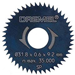 DREMEL® 546 Dremel 26150546JB - Hoja de sierra circular de 31,8 mm de diámetro x 3,2 mm de dientes (para 1): 48
