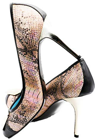 Just Cavalli, Eleganta skor, pumps, sandaletter, stilettskor, högklackade damskor, Rosa persika, 38 EU