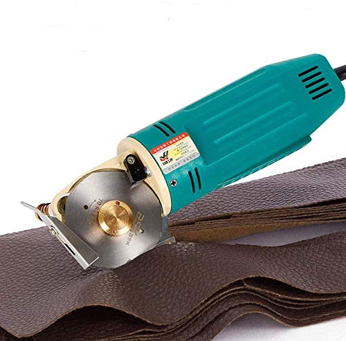 SENDERPICK Elektrische Stoff Rollschneider, Professionelle Industrielle Tuch Schneidemaschine,220V 170W 70mm Blade Electric Round Knife Cloth Cutter