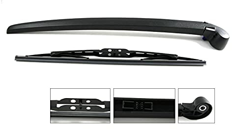 Heckwischerarm Heckscheibenwischer Heckwischer Scheibenwischer Scheibenwischerarm Wischerblatt Wischerarm AutoHobby Kompatibel Mit Audi A6 Avant 4F5 C6 2005-2011 Kombi