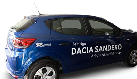 Solarplexius Vitres teintées Anti-UV pour Dacia SANDERO 2021- Set Complet Pare-Soleil Voiture sur-Mesure, Protection Contre la Chaleur et Les Regards