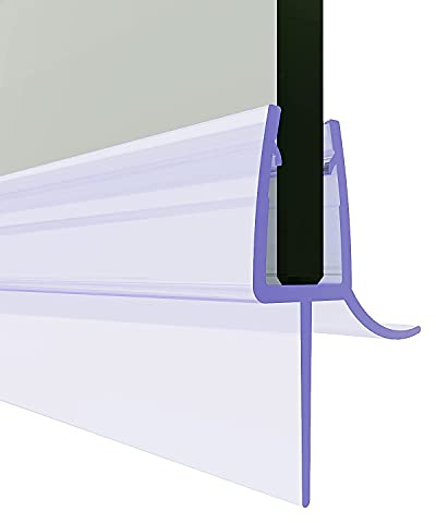 SONNI Duschdichtung 70cm Ersatzdichtung Glasstärken Dichtung für 5mm, 6mm Gummidichtung Dusch PVC dichtungslippe Dichtung mit Wasserabweiser für Duschkabine