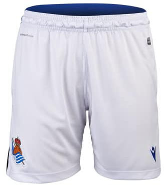 Real Sociedad Offizielle Shorts ,Kurz,Männer,Weiß Blau,JXL