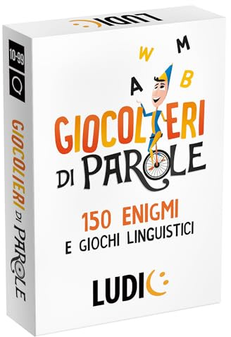 Ludic - Giocolieri Di Parole 150 Sfide Per Giocolieri Di Parole It51135 Gioco Di Società Formato Viaggio Per 1+Giocatori