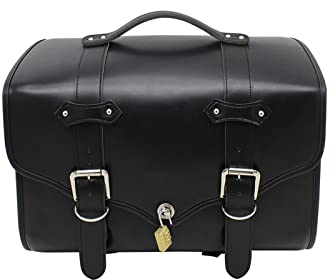 Motorrad Hecktasche, Satteltaschen Für Motorrad Groß, Universal Pu-Leder Wasserdicht Werkzeugtaschen Multifunktionale Motorrad Hecktasche Mit Zahlenschloss, Gelten Für Motorrad Rücksitz