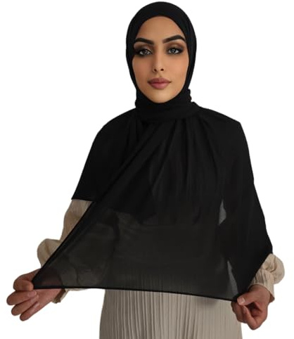 Medinah kopftuch moderne hijab kopftuch-Frauen Premium Chiffon Hijab Kopftücher, hijab aus leichtem Stoff- kopftuch damen 180X70cm groß, aus hochwertigem Stoff