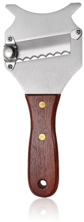 EIHI 1 Piezas Rebanador De Trufa, Cortador De Trufas, Acero Inoxidable, Trufa, Queso, Champiñones, Cuchilla Ajustable, Cuchillos para Queso, para La Cocina Casera, Laminador Cortador De Trufas